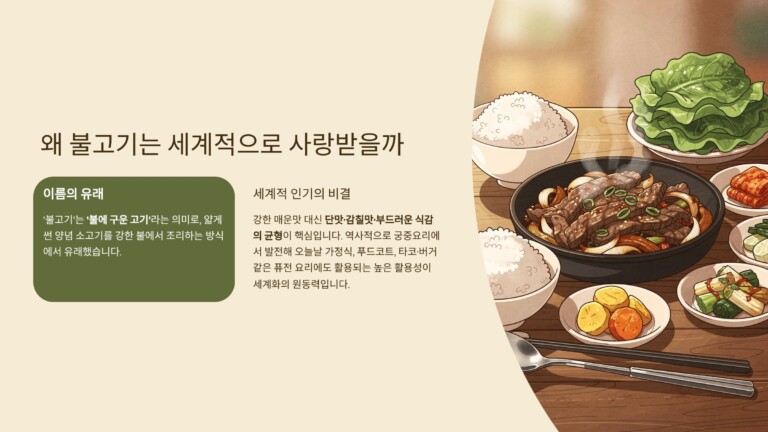 왜 불고기는 세계적으로 사랑받을까