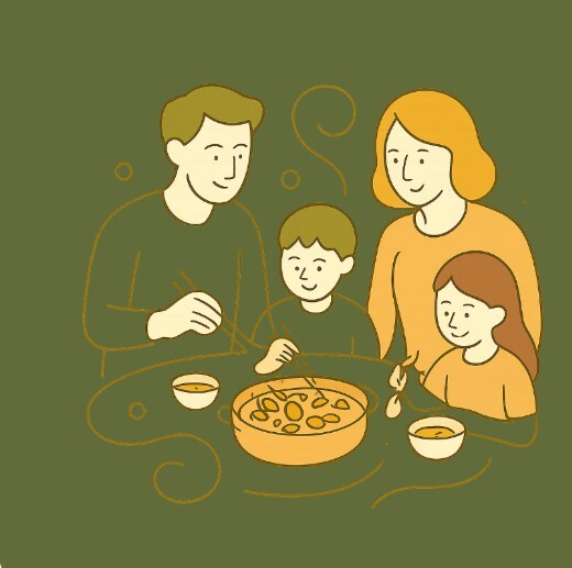 집에서 만든 순두부찌개