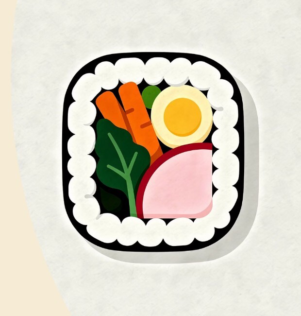 김밥, 재료 조합 따라 달라지는 맛