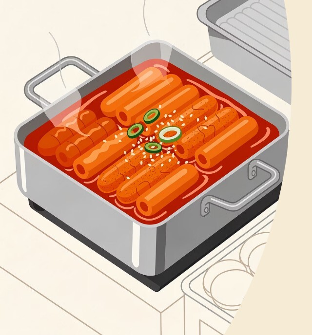 떡볶이, 길거리 감성 살리는 양념