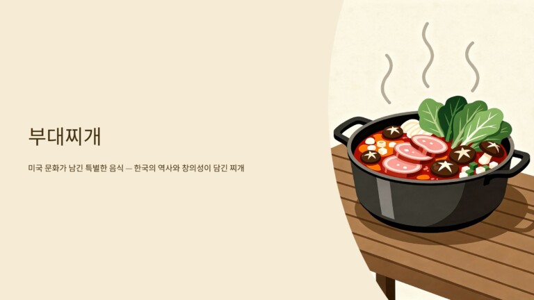 부대찌개, 미국 문화가 남긴 특별한 음식