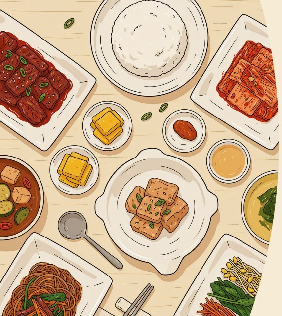 한식 식재료를 활용