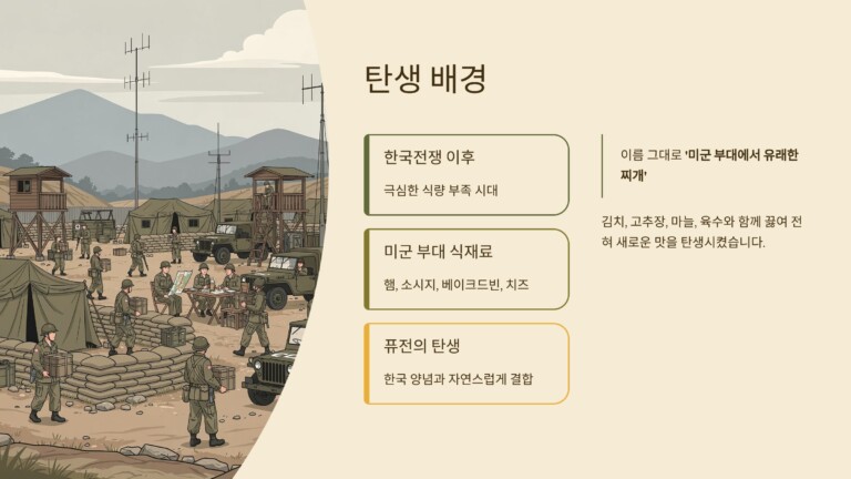 부대찌개의 탄생 배경