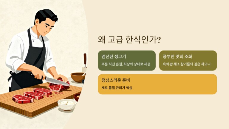 육회비빔밥은 고급 한식