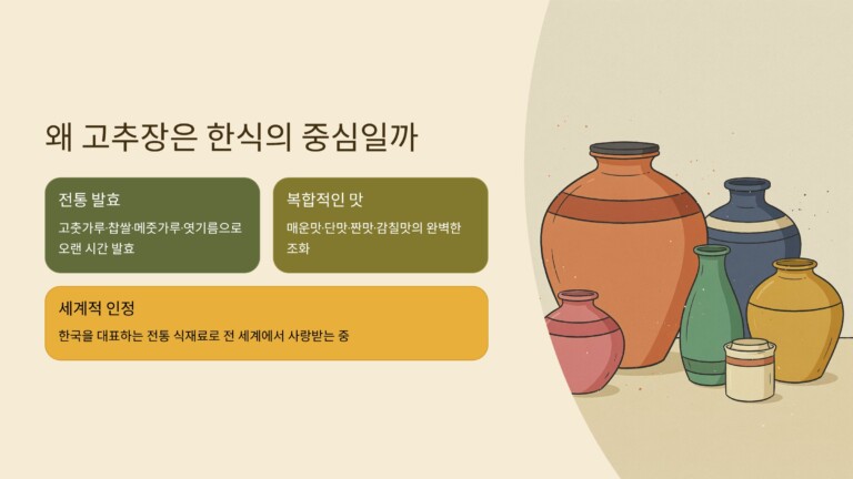 왜 고추장은 한식의 중심이 될까