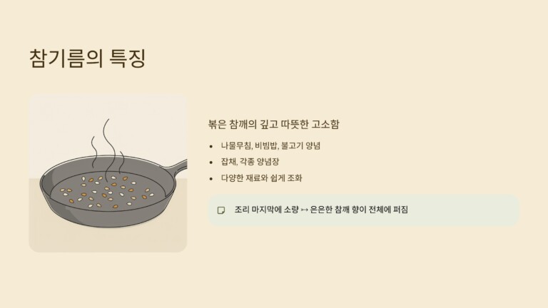 참기름의 특징과 활용법