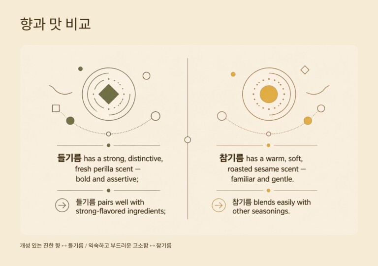 향을 비교하면 어떤 차이가 있을까