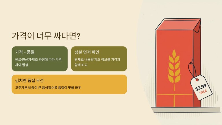 저렴한 제품은 성분을 확인한다