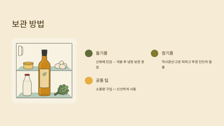 보관 방법